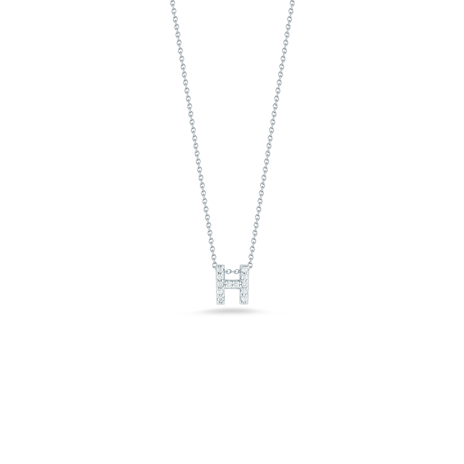 Roberto Coin Diamond Love Letter Necklace