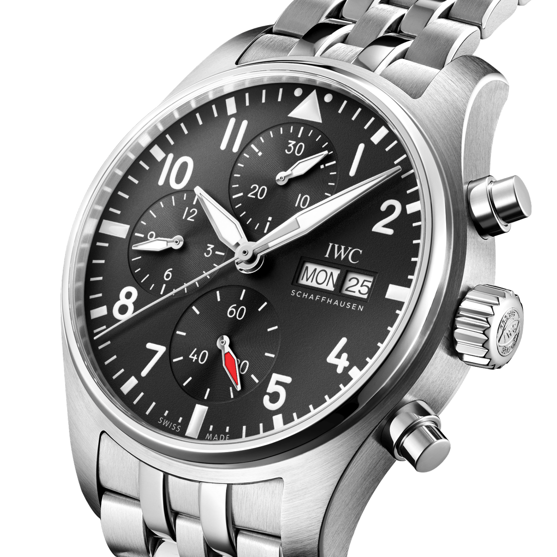 IWC Schaffhausen Pilot's Watch Chronograph 41, model #IW388113, at IJL Since 1937
