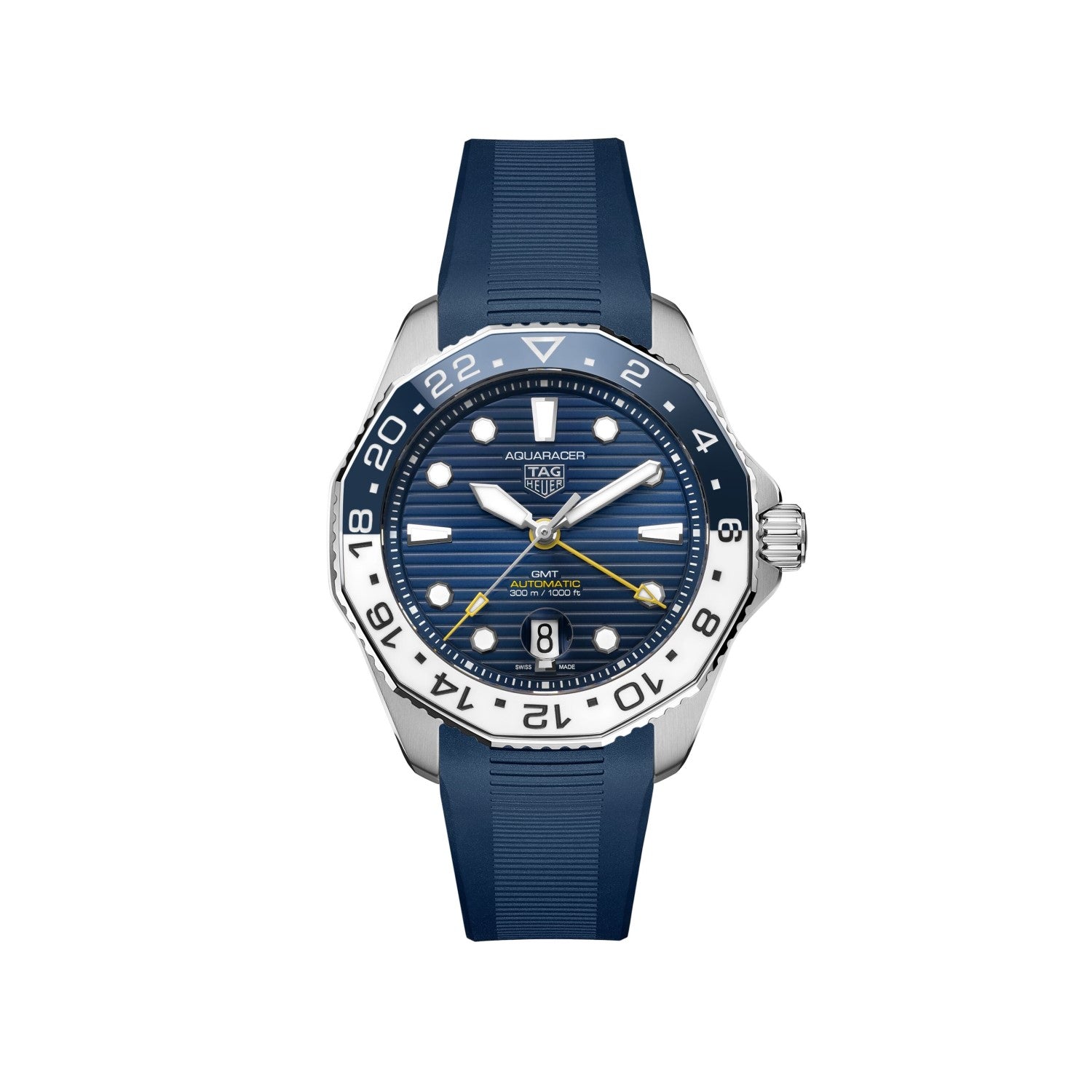 TAG Heuer Aquaracer Professional 300 GMT Automatic 43mm, model #WBP2010.FT6198, at IJL Since 1937