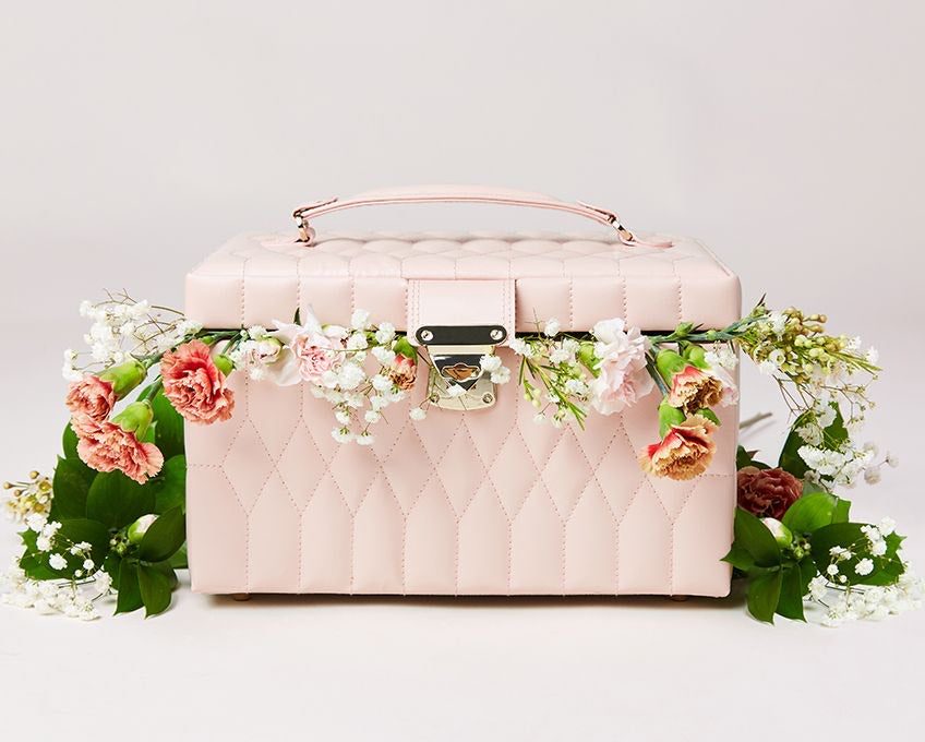 WOLF Caroline Jewellery Box Rose (Medium)