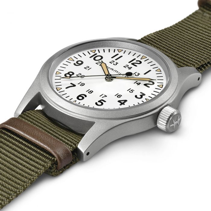 Hamilton Khaki Field Mechanical, model #H69439411, at IJL Since 1937