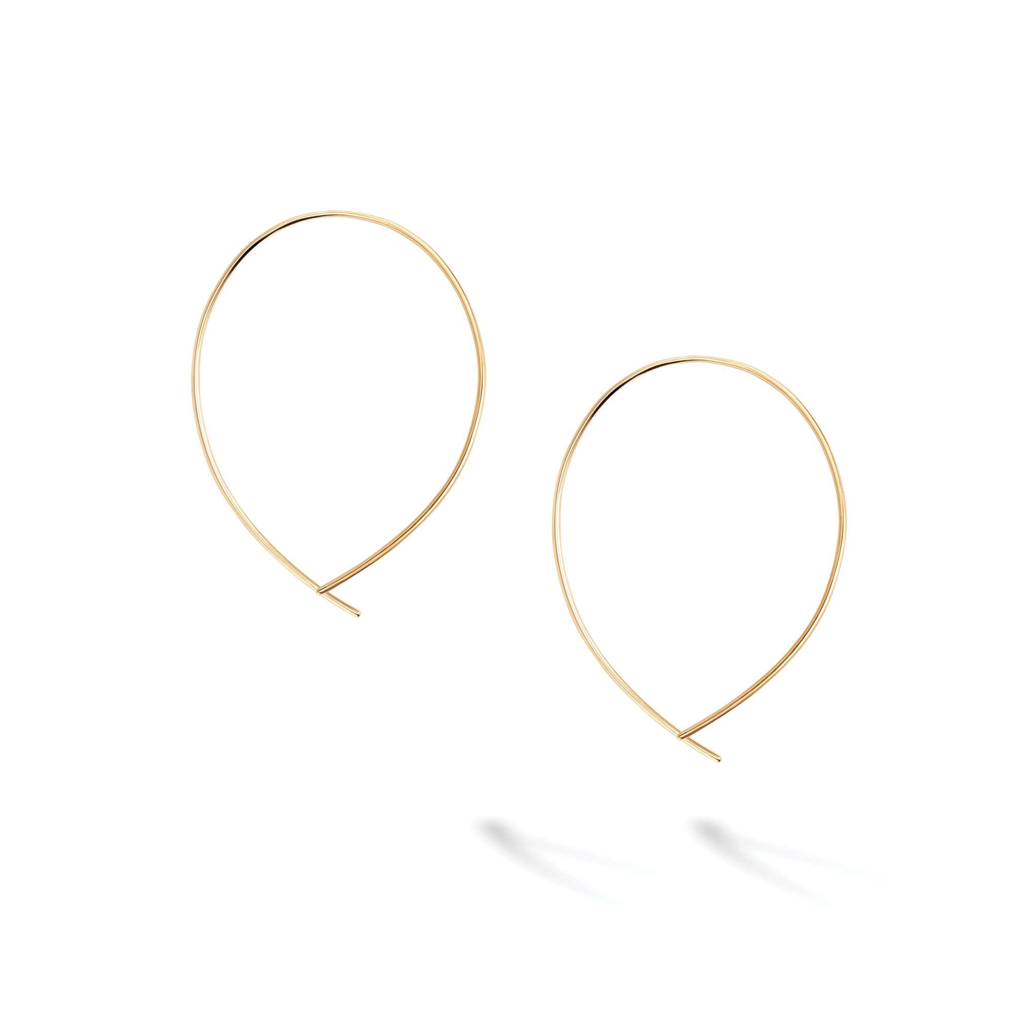 Birks Crossover Hoop Earrings