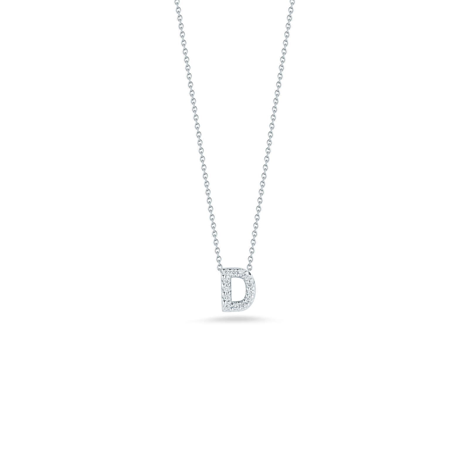 Roberto Coin Diamond Love Letter Necklace