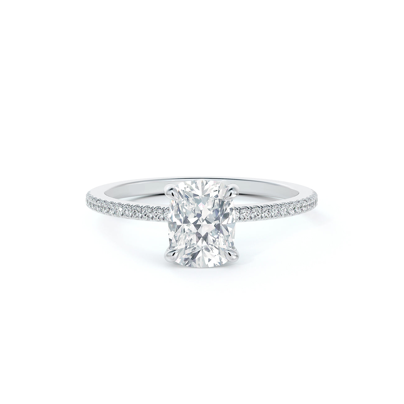 De Beers Forevermark Icon™ Delicate Cushion Brilliant Engagement Ring