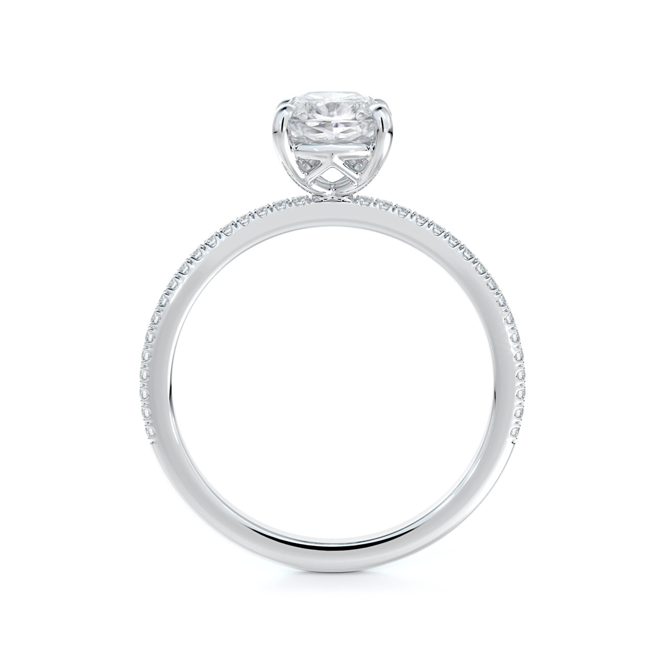 De Beers Forevermark Icon™ Delicate Cushion Brilliant Engagement Ring