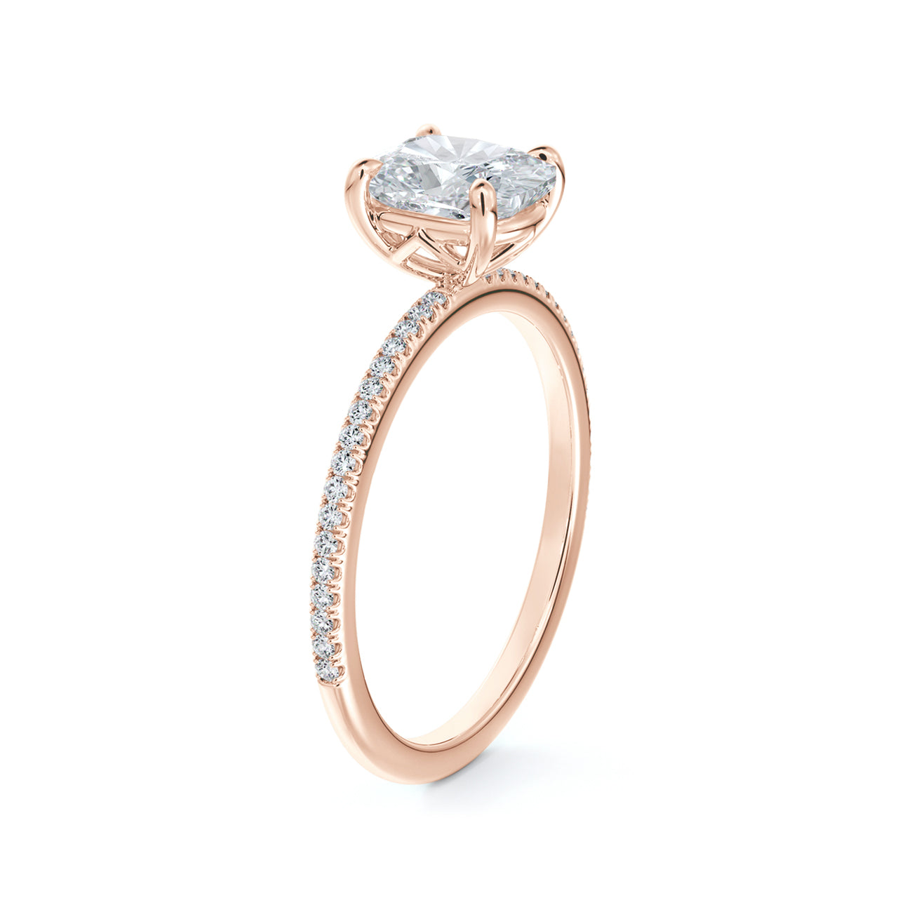 De Beers Forevermark Icon™ Delicate Cushion Brilliant Engagement Ring