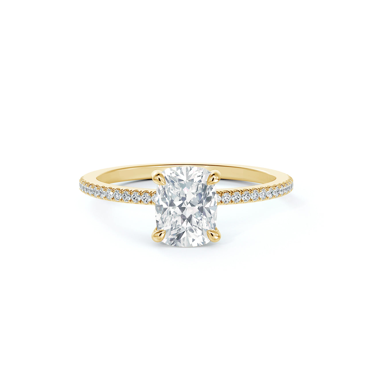 De Beers Forevermark Icon™ Delicate Cushion Brilliant Engagement Ring