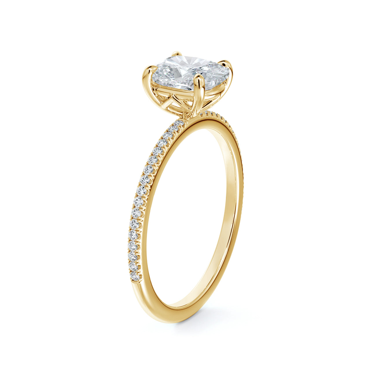 De Beers Forevermark Icon™ Delicate Cushion Brilliant Engagement Ring