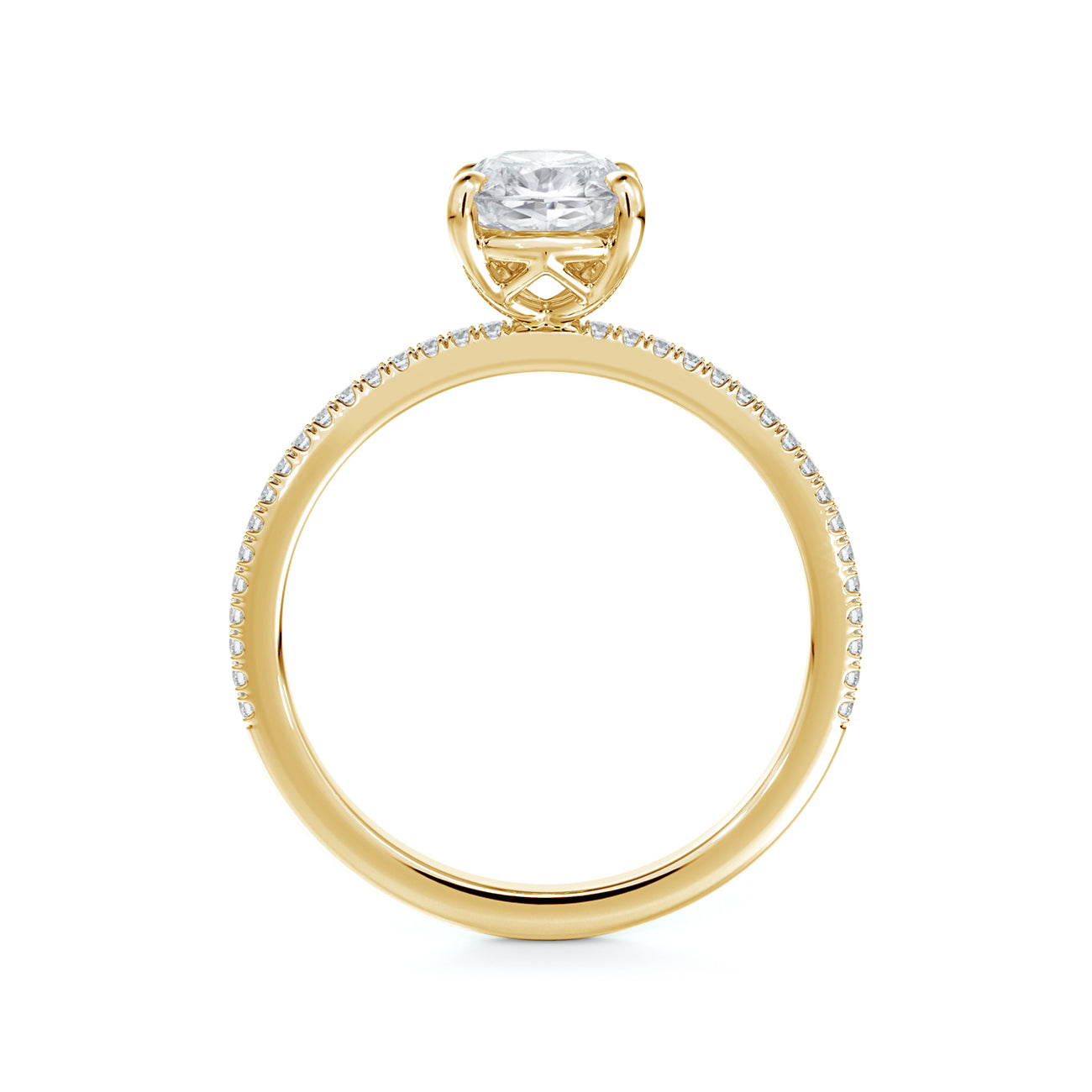 De Beers Forevermark Icon™ Delicate Cushion Brilliant Engagement Ring