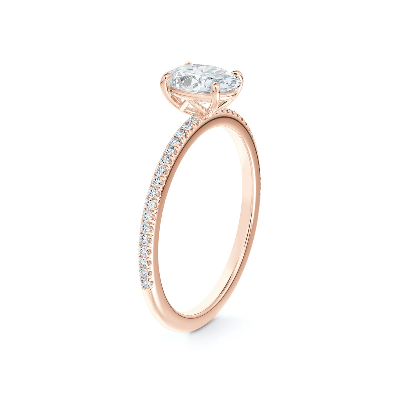 De Beers Forevermark Icon™ Delicate Oval Brilliant Engagement Ring
