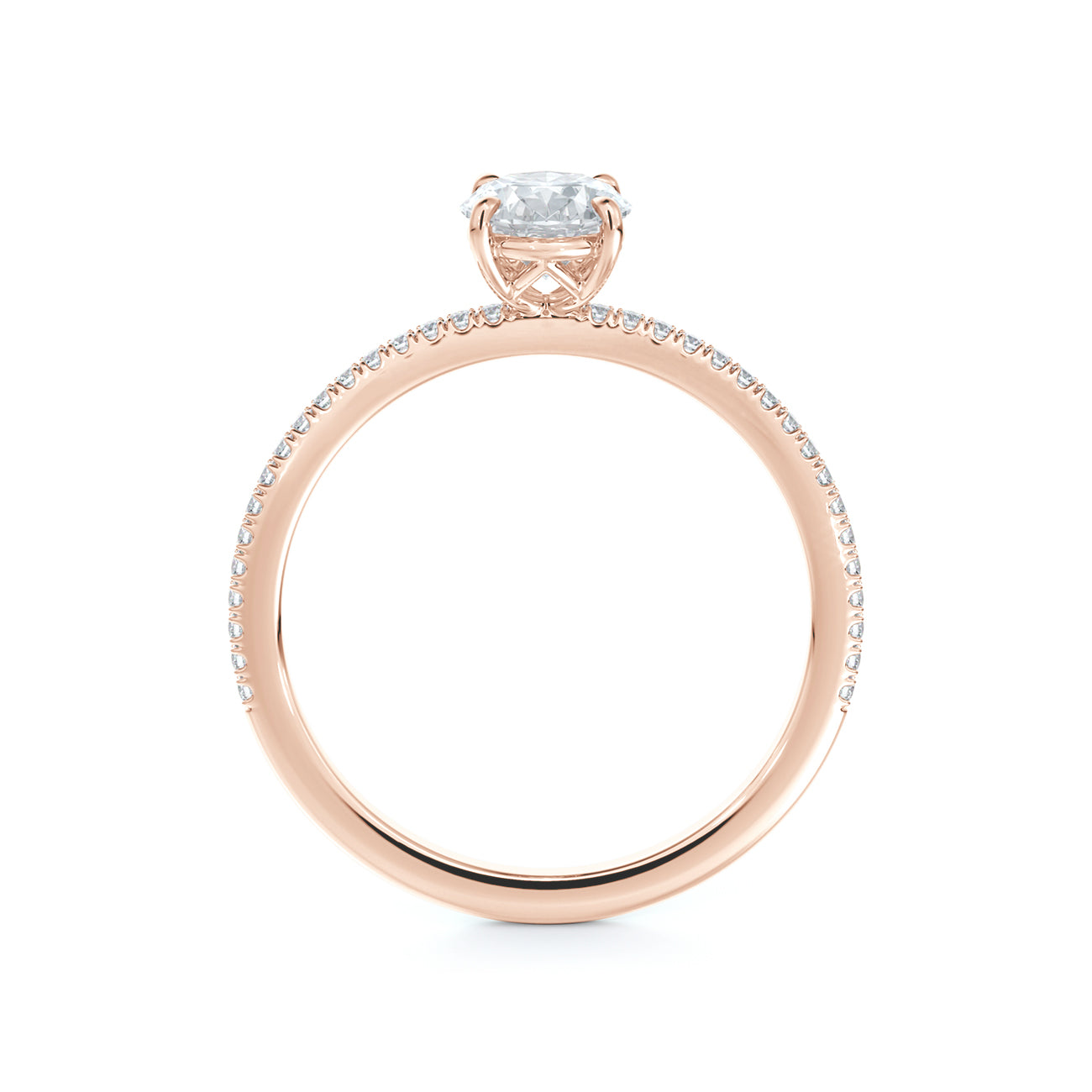 De Beers Forevermark Icon™ Delicate Oval Brilliant Engagement Ring