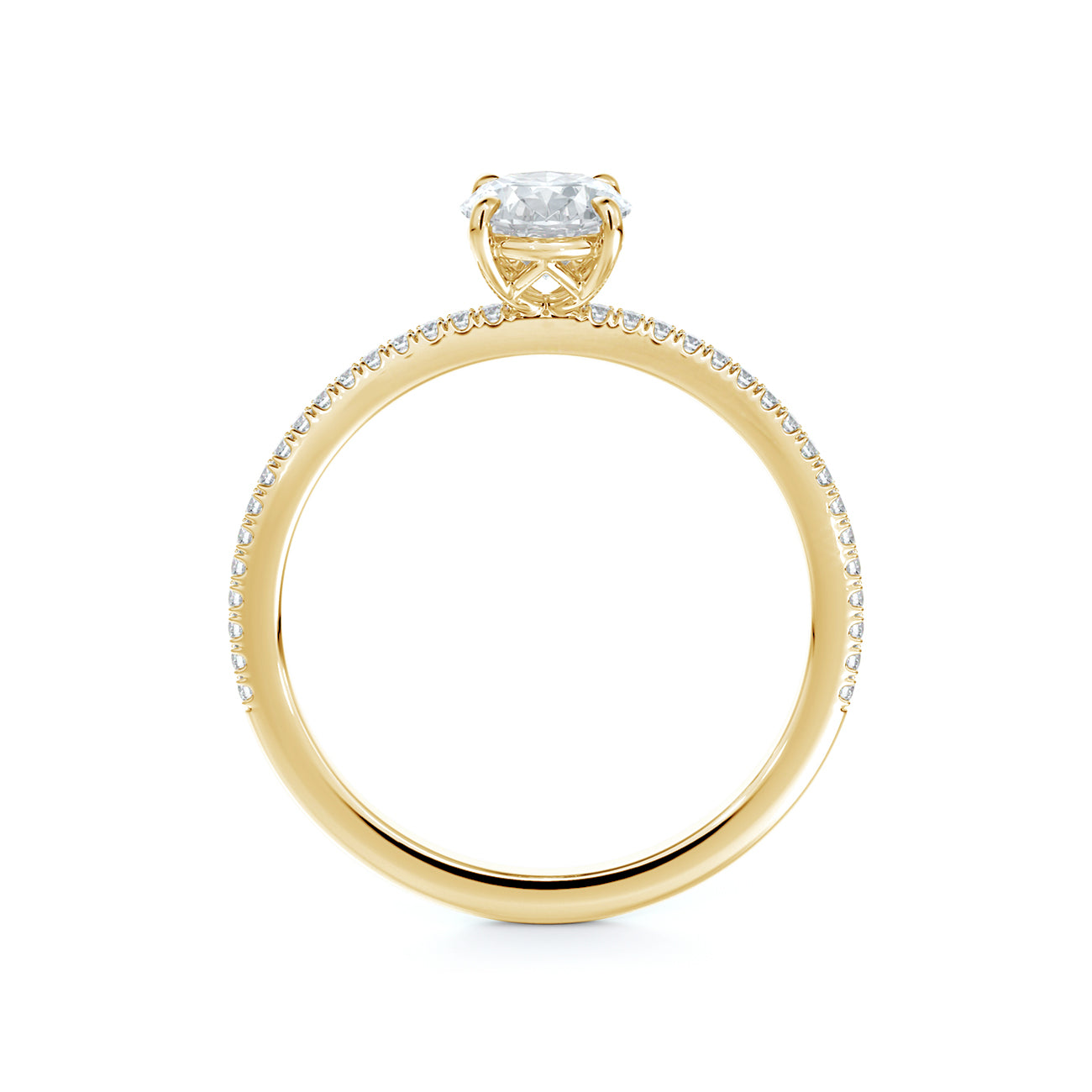 De Beers Forevermark Icon™ Delicate Oval Brilliant Engagement Ring