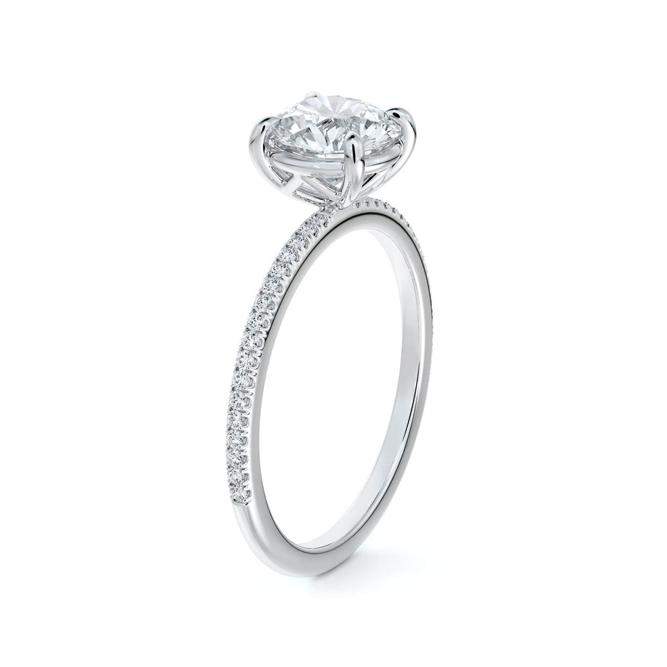 De Beers Forevermark Icon™ Delicate Round Brilliant Engagement Ring