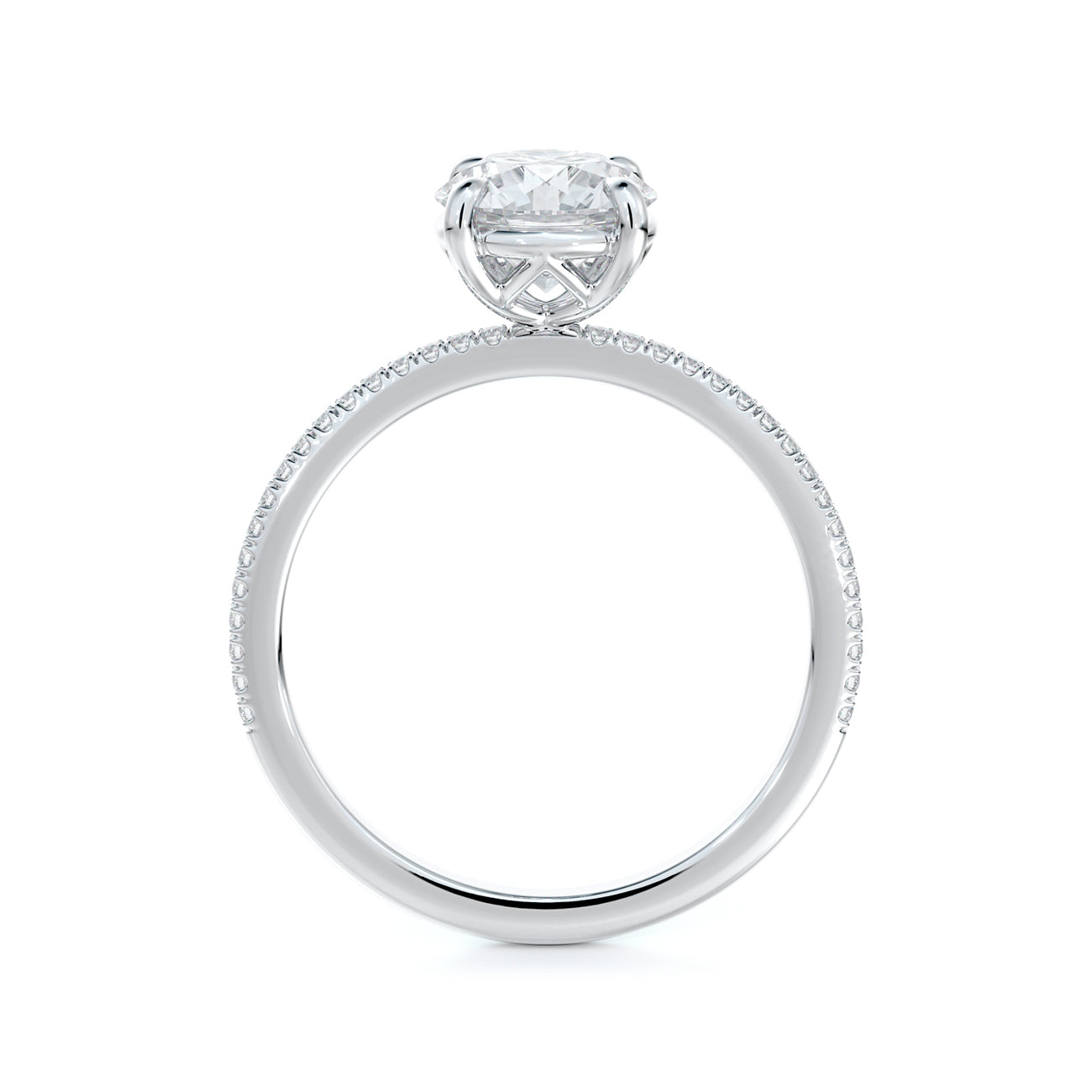 De Beers Forevermark Icon™ Delicate Round Brilliant Engagement Ring
