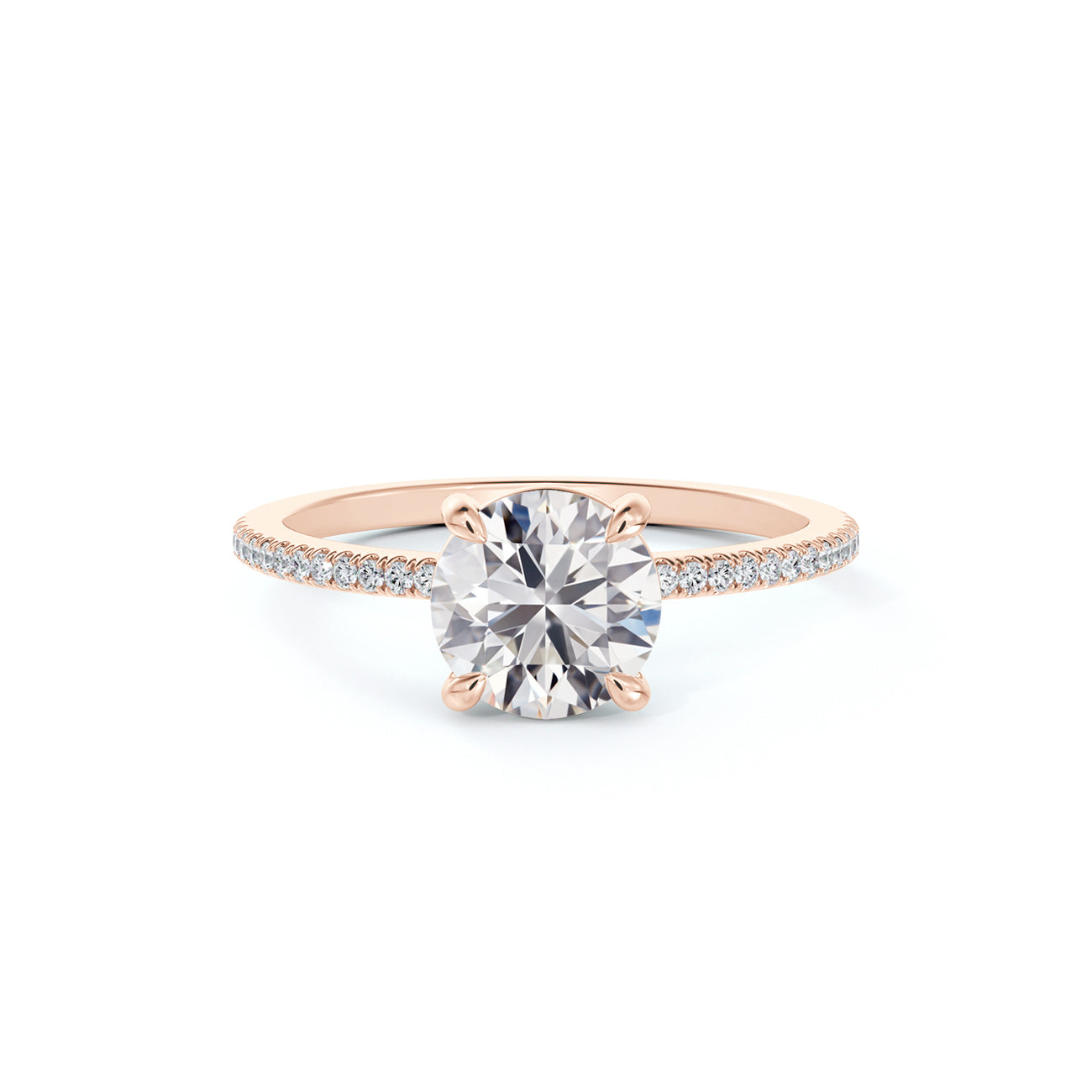 De Beers Forevermark Icon™ Delicate Round Brilliant Engagement Ring