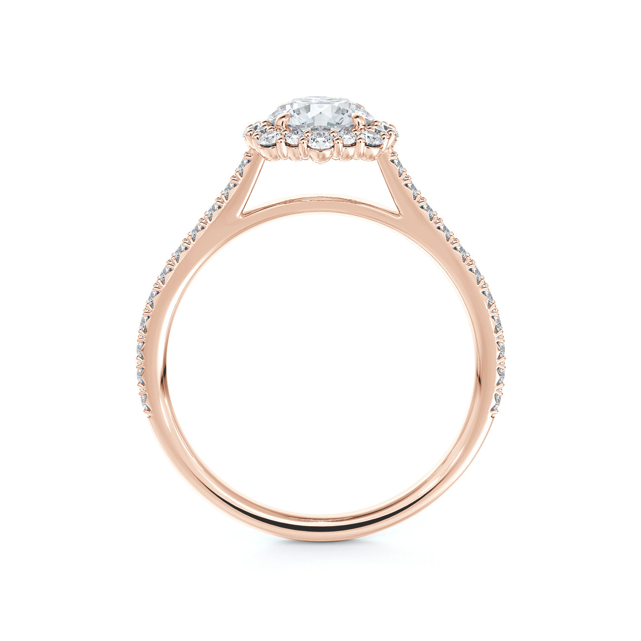 De Beers Forevermark Centre Of My Universe™ Round Brilliant Floral Engagement Ring