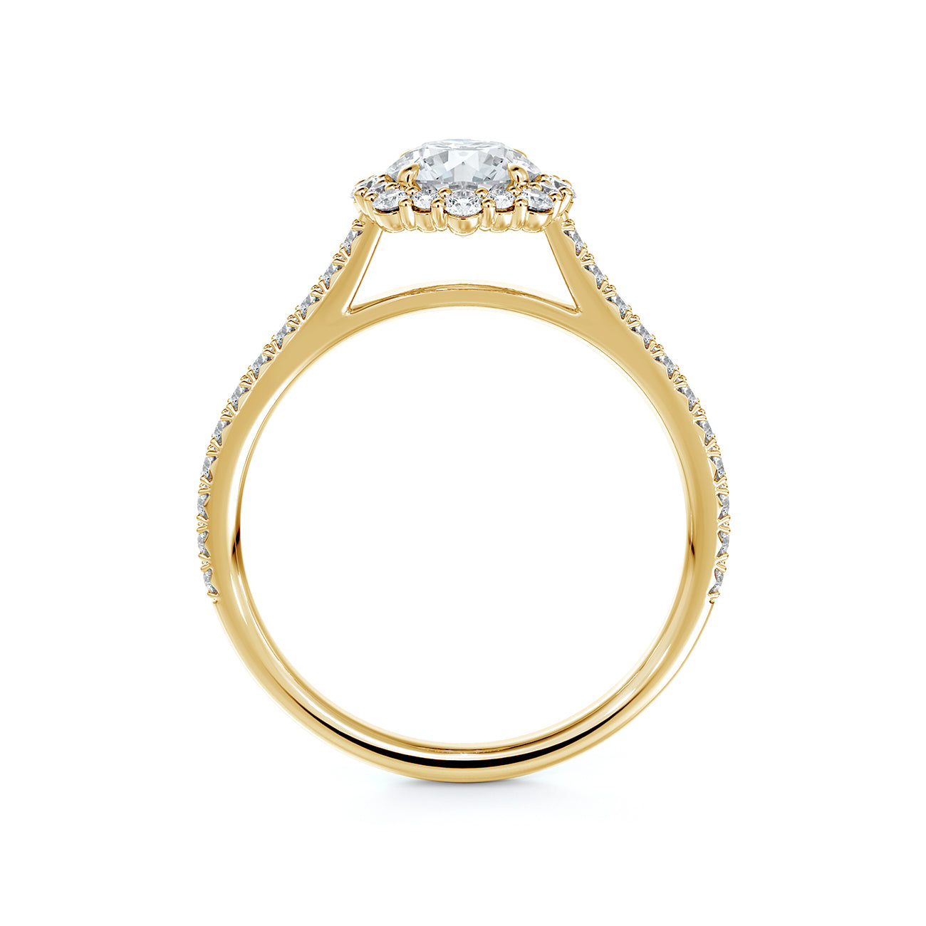 De Beers Forevermark Centre Of My Universe™ Round Brilliant Floral Engagement Ring