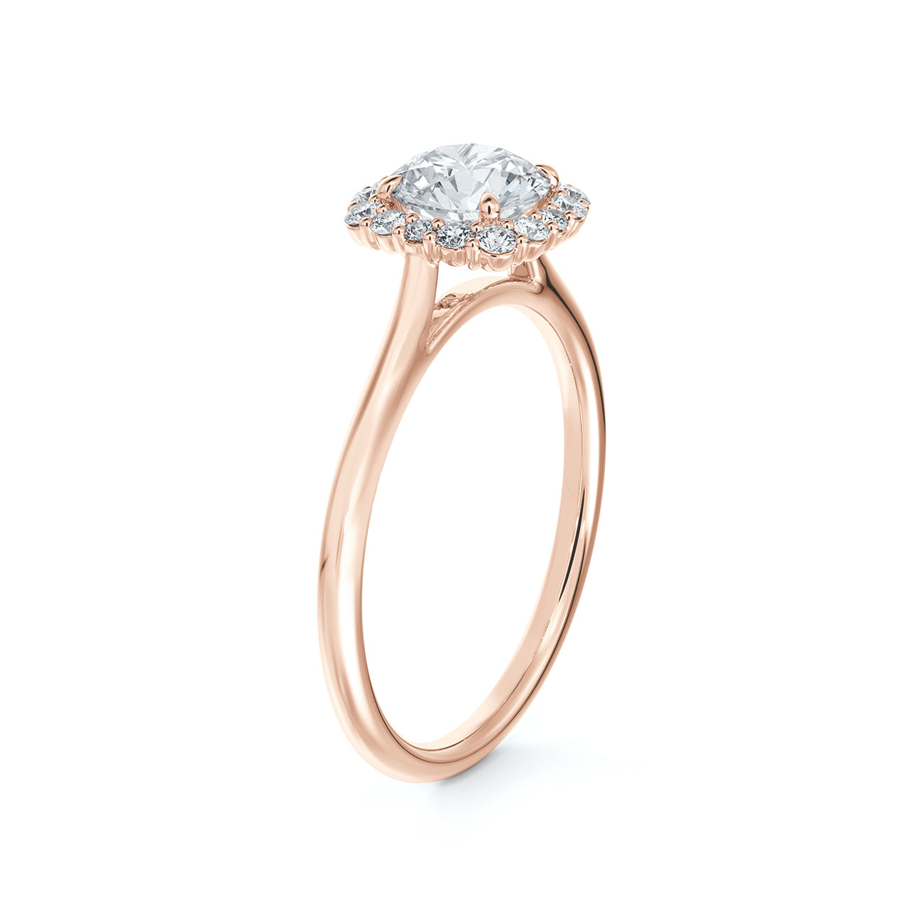 De Beers Forevermark Centre Of My Universe™ Round Brilliant Halo Engagement Ring