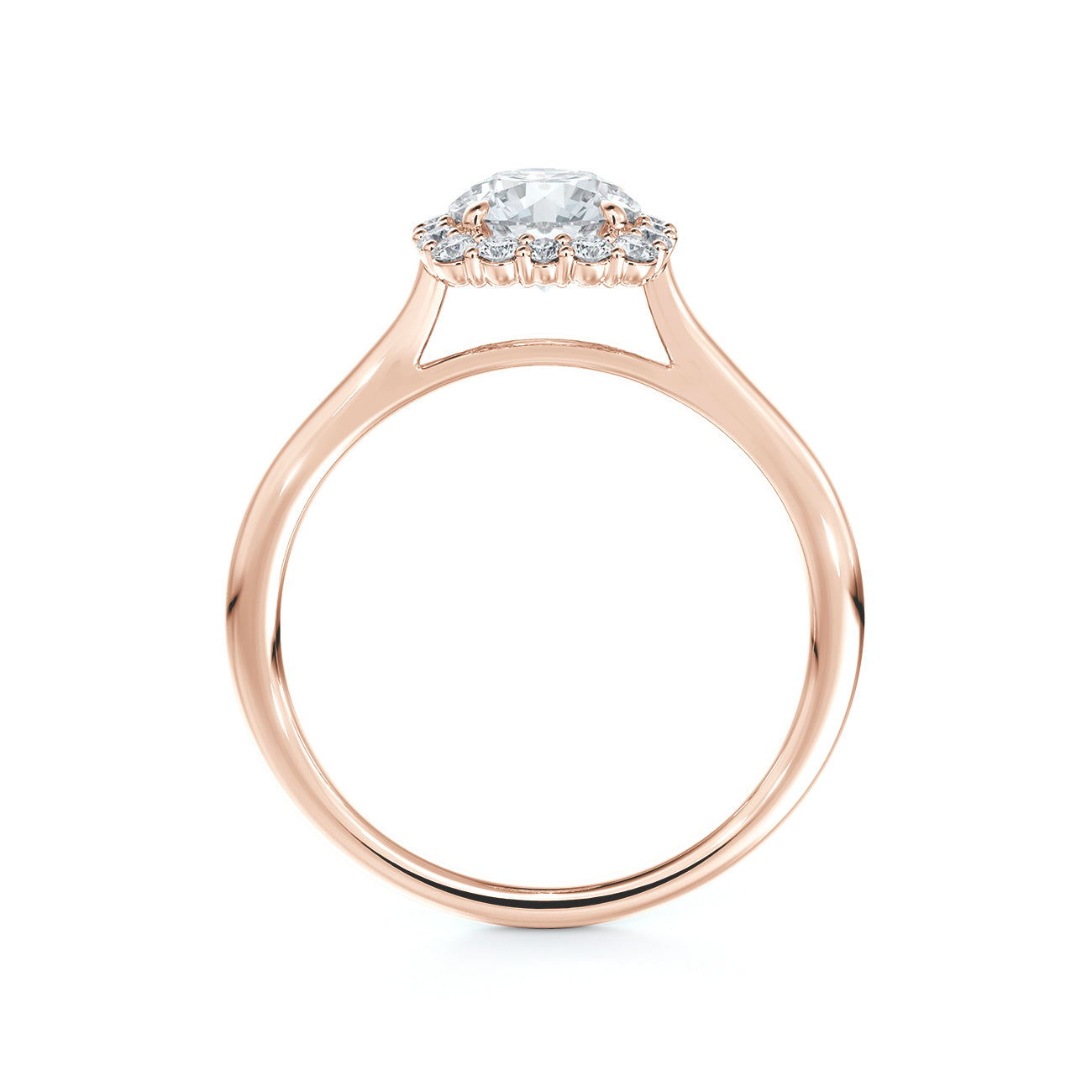 De Beers Forevermark Centre Of My Universe™ Round Brilliant Halo Engagement Ring