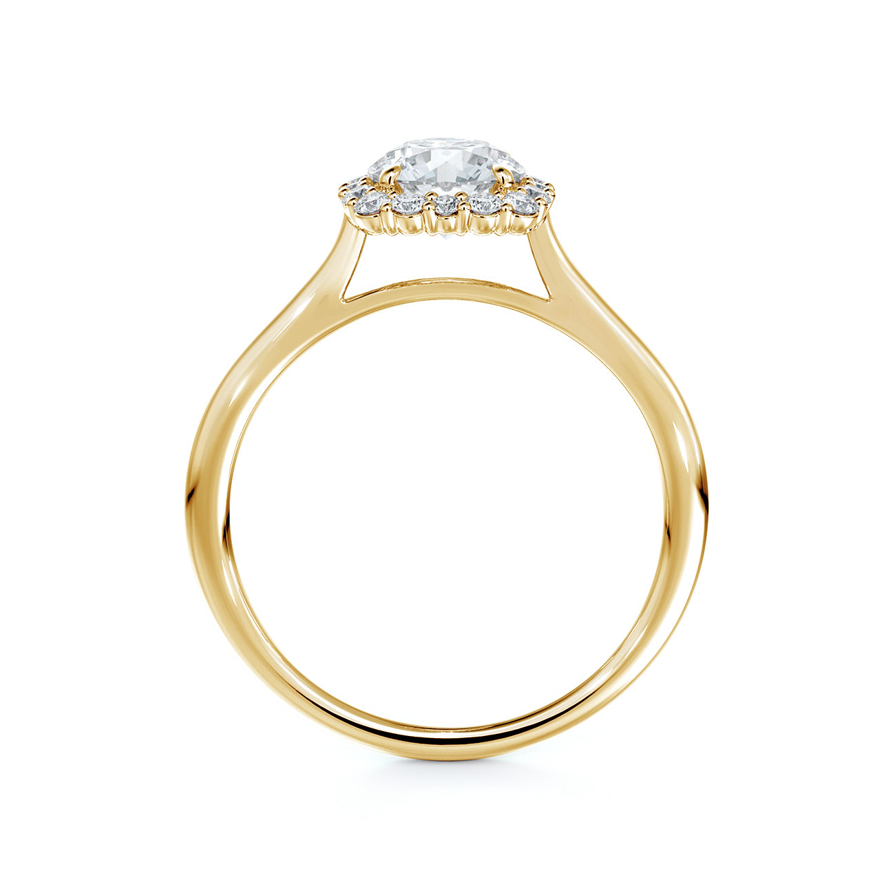 De Beers Forevermark Centre Of My Universe™ Round Brilliant Halo Engagement Ring