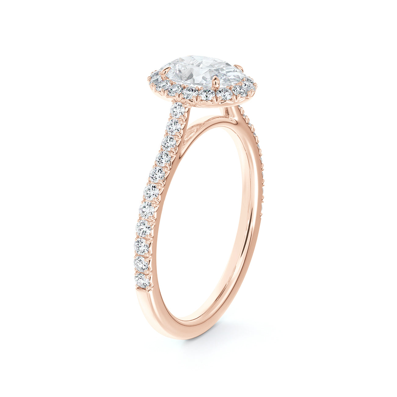 De Beers Forevermark Centre Of My Universe™ Oval Brilliant Halo Engagement Ring