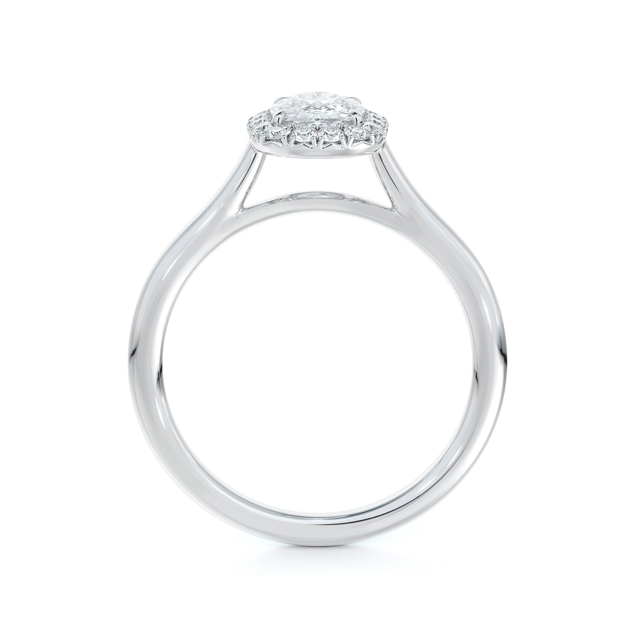 De Beers Forevermark Centre Of My Universe™ Cushion Brilliant Halo Engagement Ring