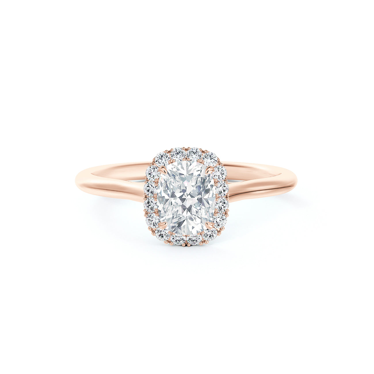 De Beers Forevermark Centre Of My Universe™ Cushion Brilliant Halo Engagement Ring