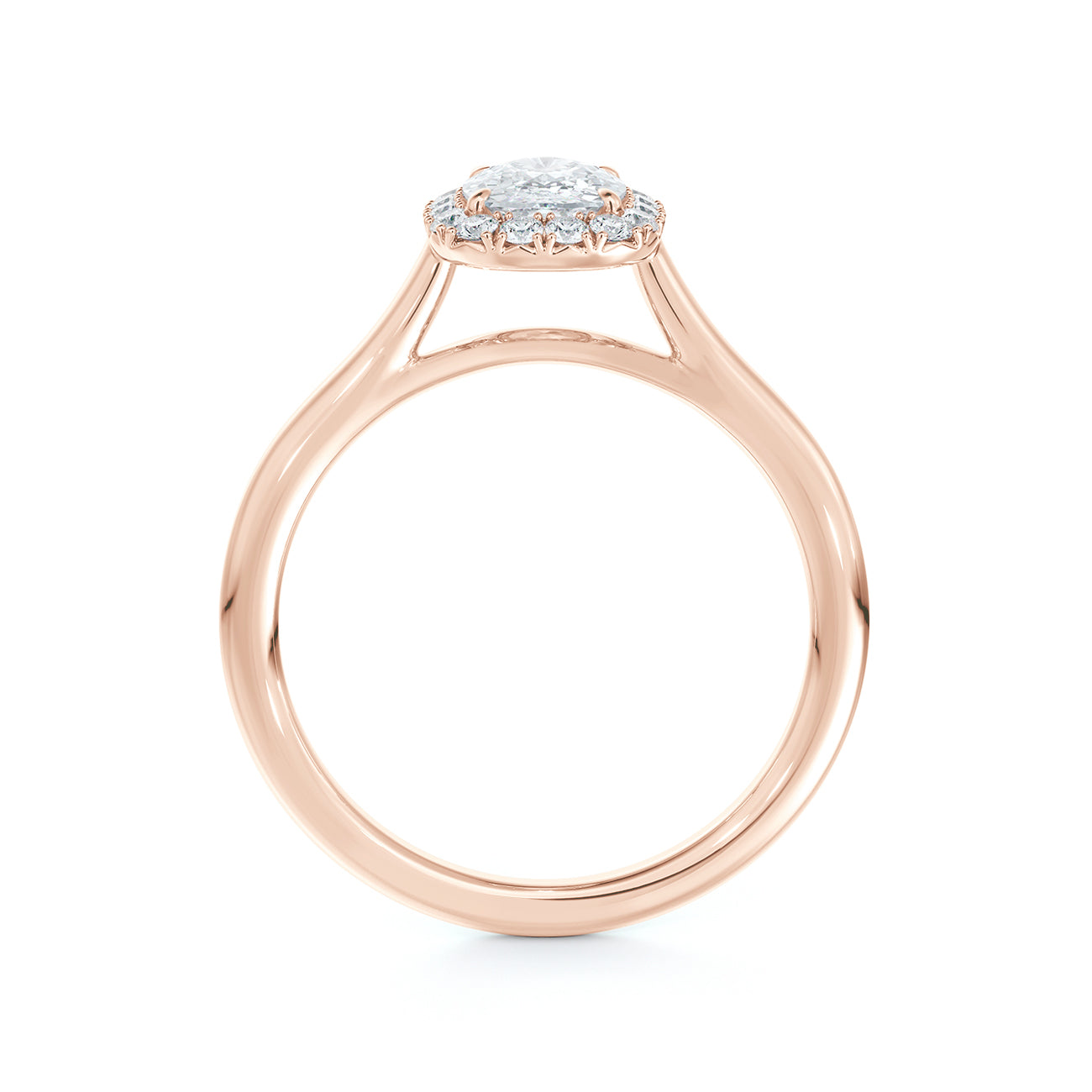 De Beers Forevermark Centre Of My Universe™ Cushion Brilliant Halo Engagement Ring