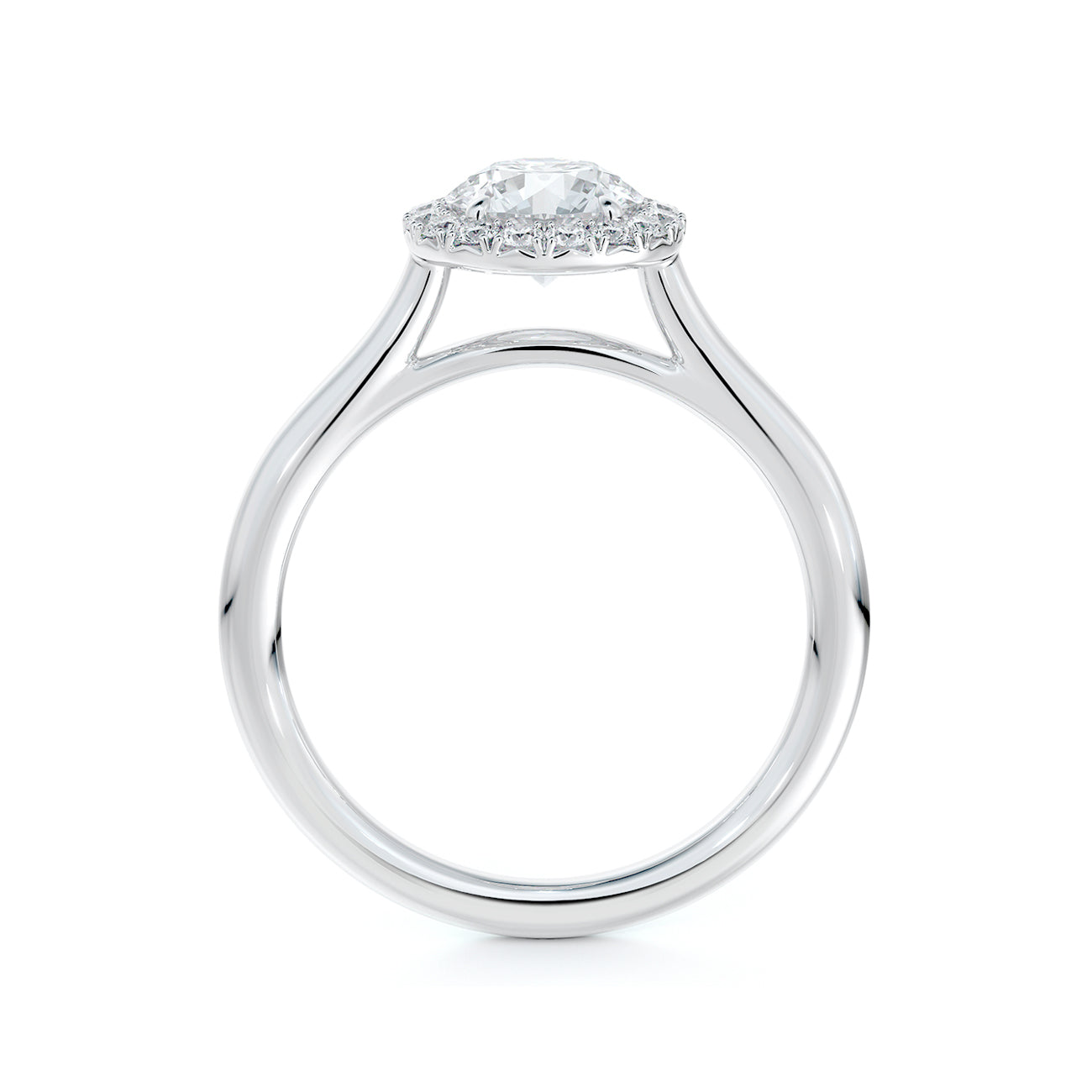 De Beers Forevermark Centre Of My Universe™ Round Brilliant Halo Engagement Ring