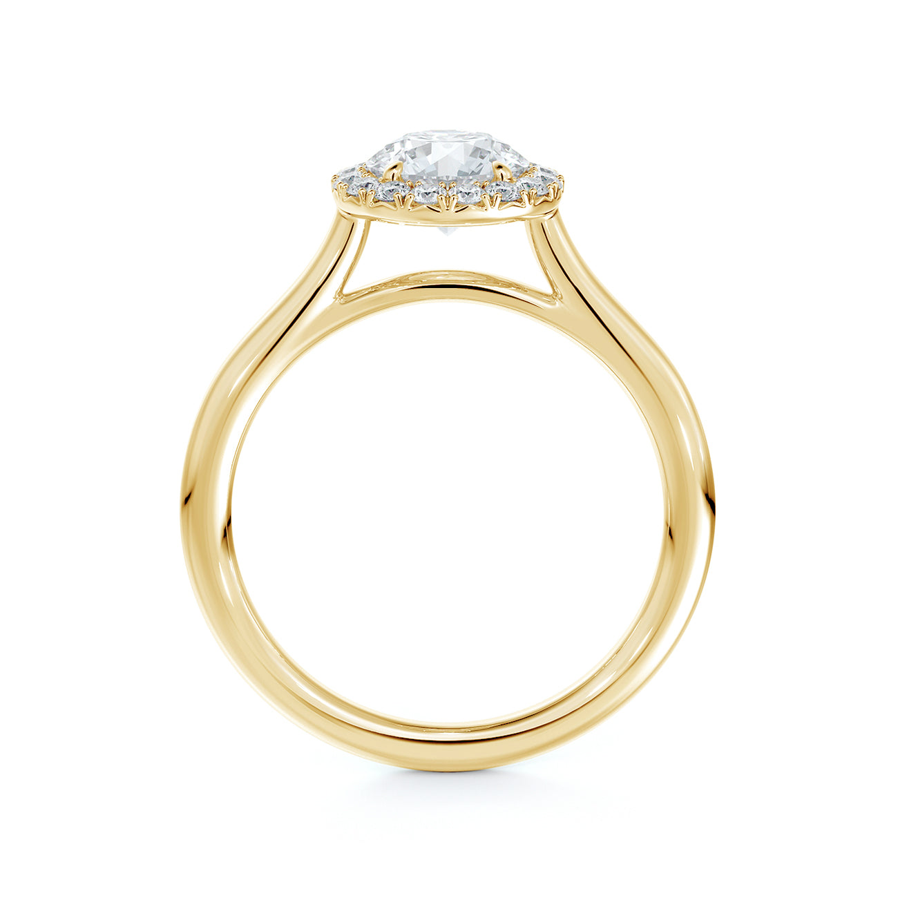 De Beers Forevermark Centre Of My Universe™ Round Brilliant Halo Engagement Ring
