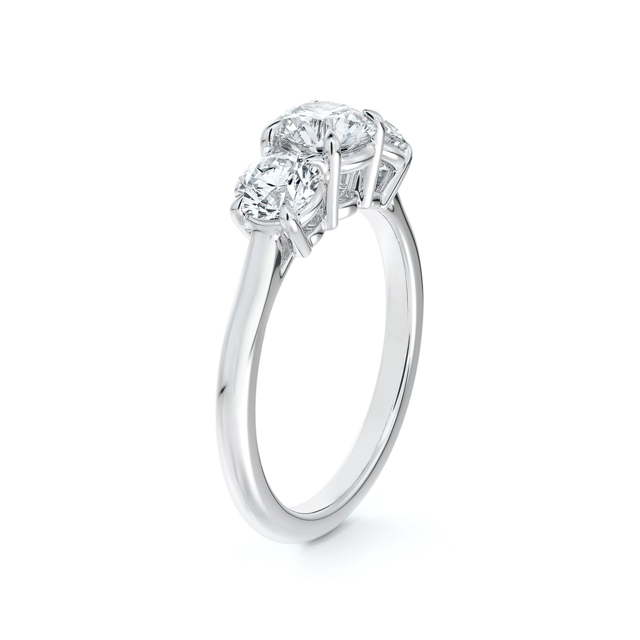 De Beers Forevermark Journey Three Stone Anniversary Ring