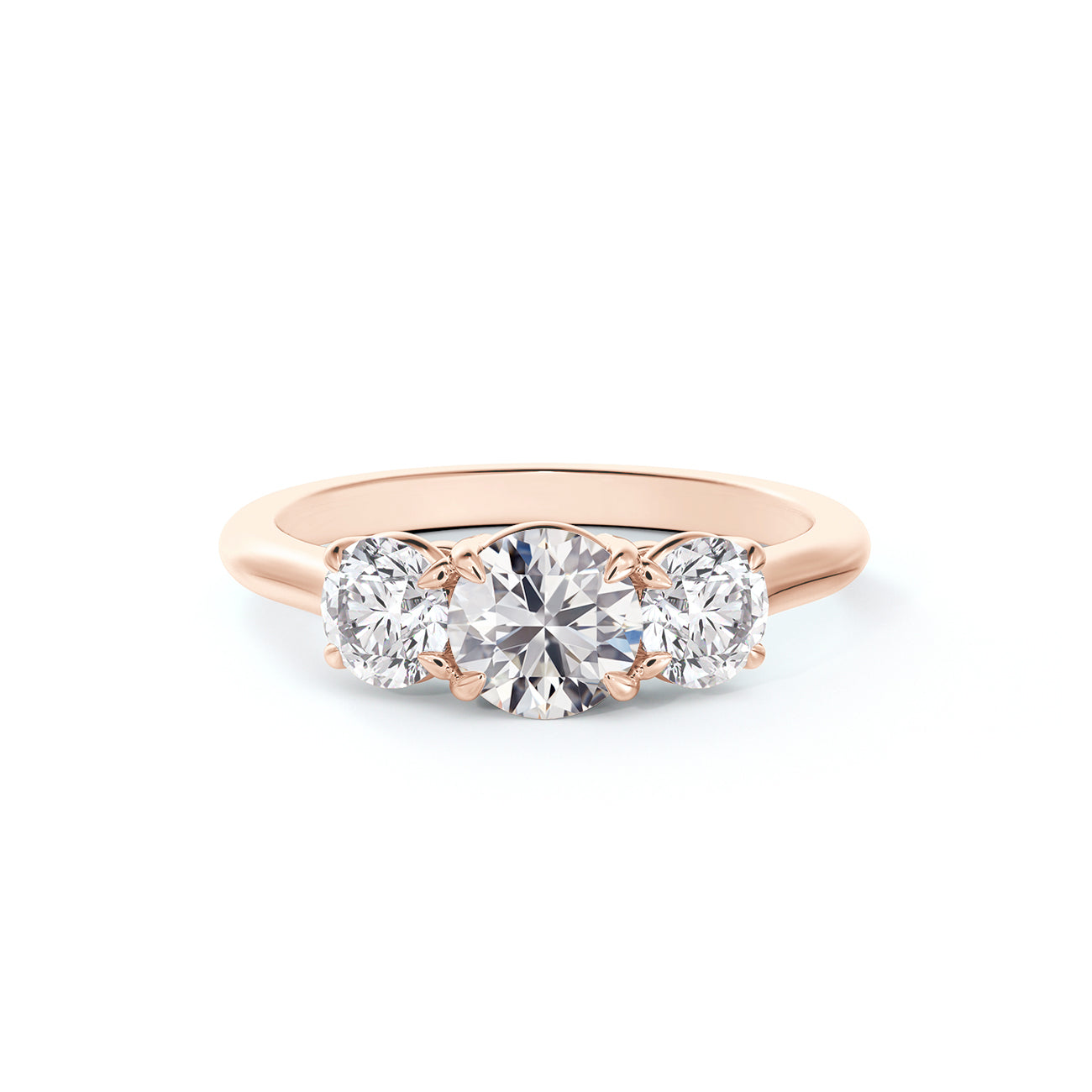 De Beers Forevermark Journey Three Stone Anniversary Ring