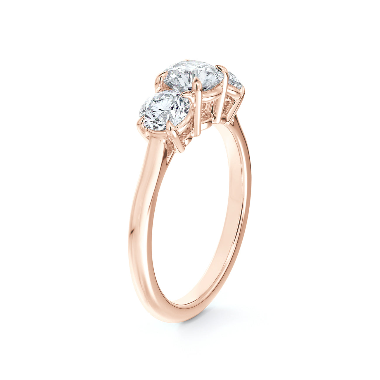 De Beers Forevermark Journey Three Stone Anniversary Ring
