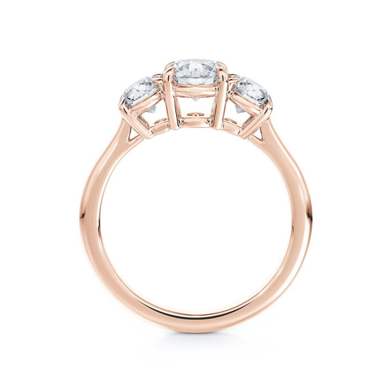 De Beers Forevermark Journey Three Stone Anniversary Ring