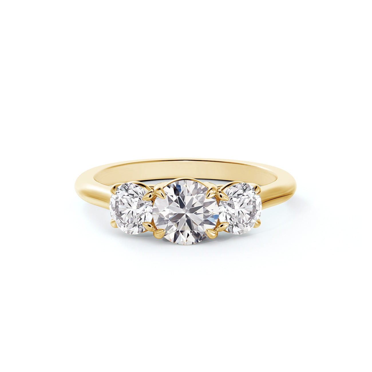 De Beers Forevermark Journey Three Stone Anniversary Ring