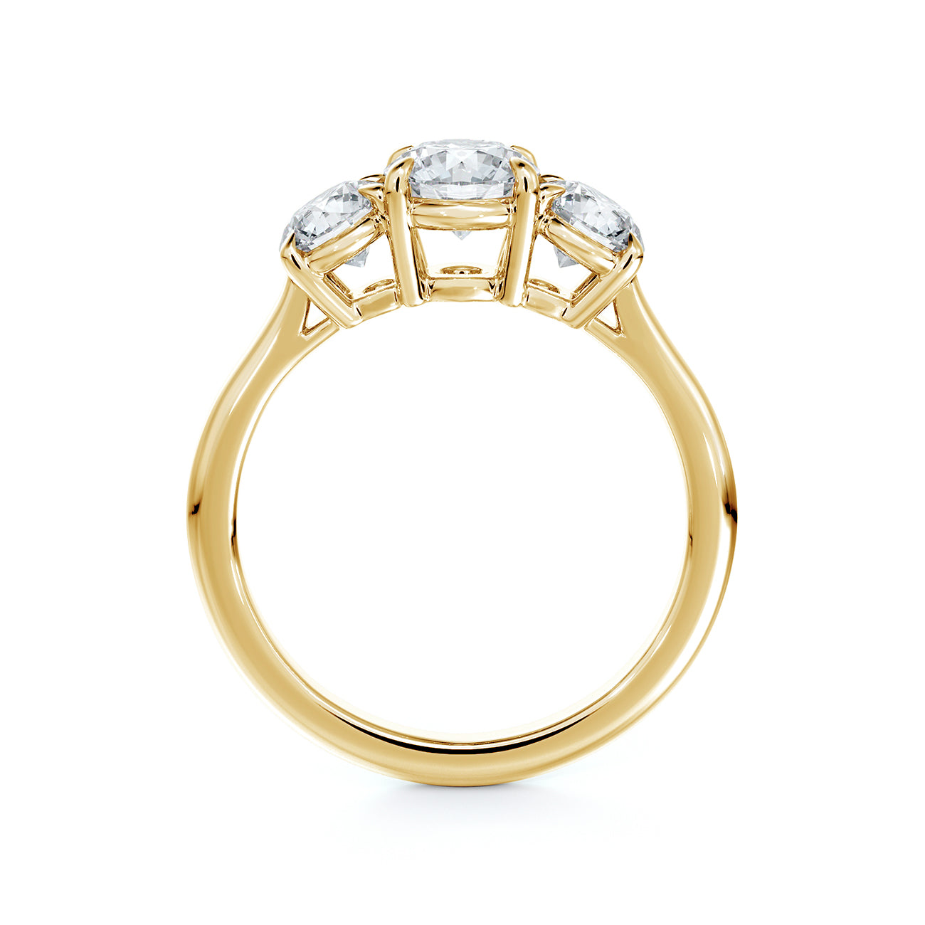 De Beers Forevermark Journey Three Stone Anniversary Ring