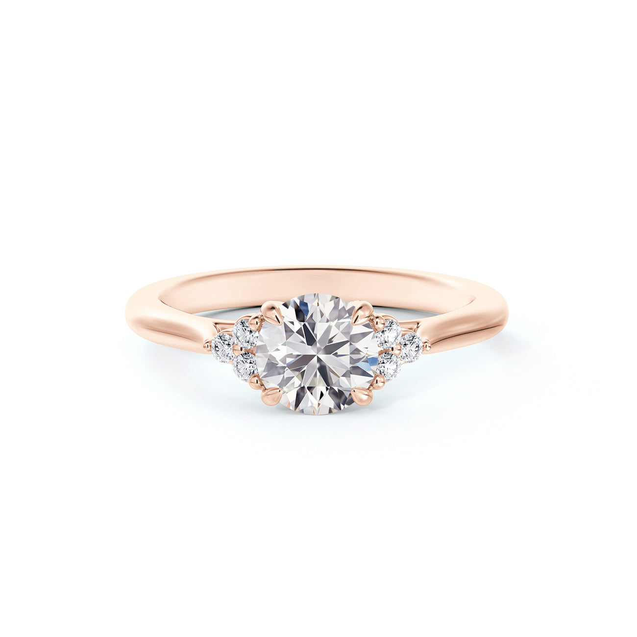 De Beers Forevermark Triple Accent Engagement Ring