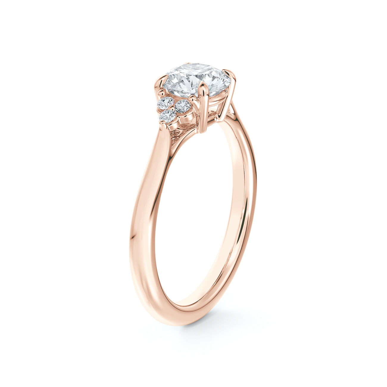 De Beers Forevermark Triple Accent Engagement Ring