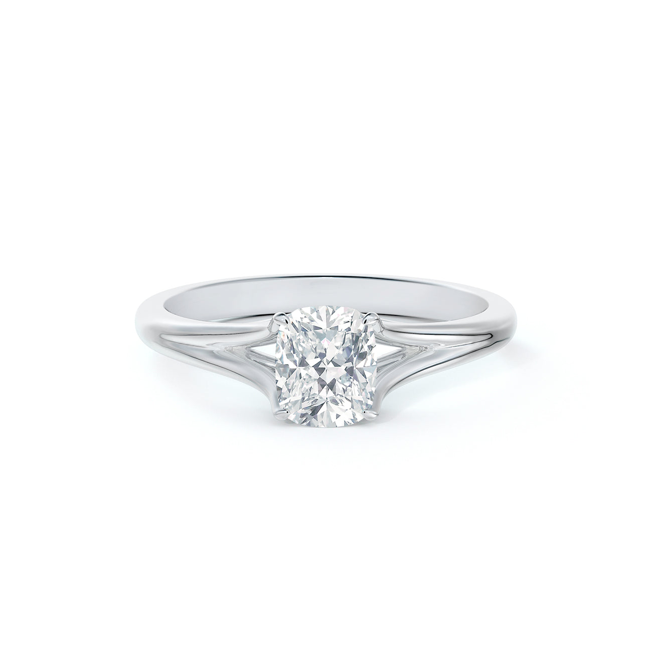 De Beers Forevermark Unity Cushion Brilliant Engagement Ring