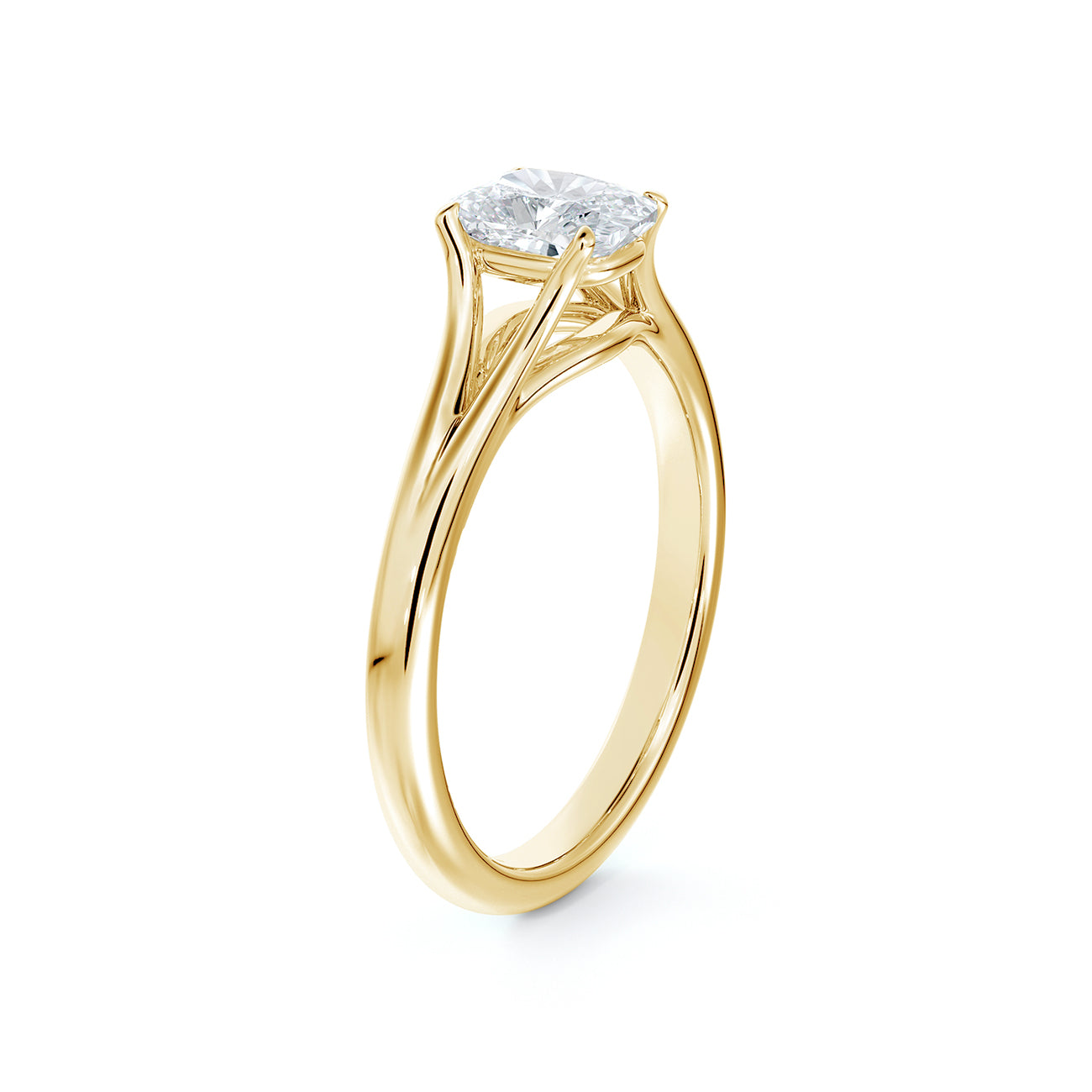 De Beers Forevermark Unity Cushion Brilliant Engagement Ring