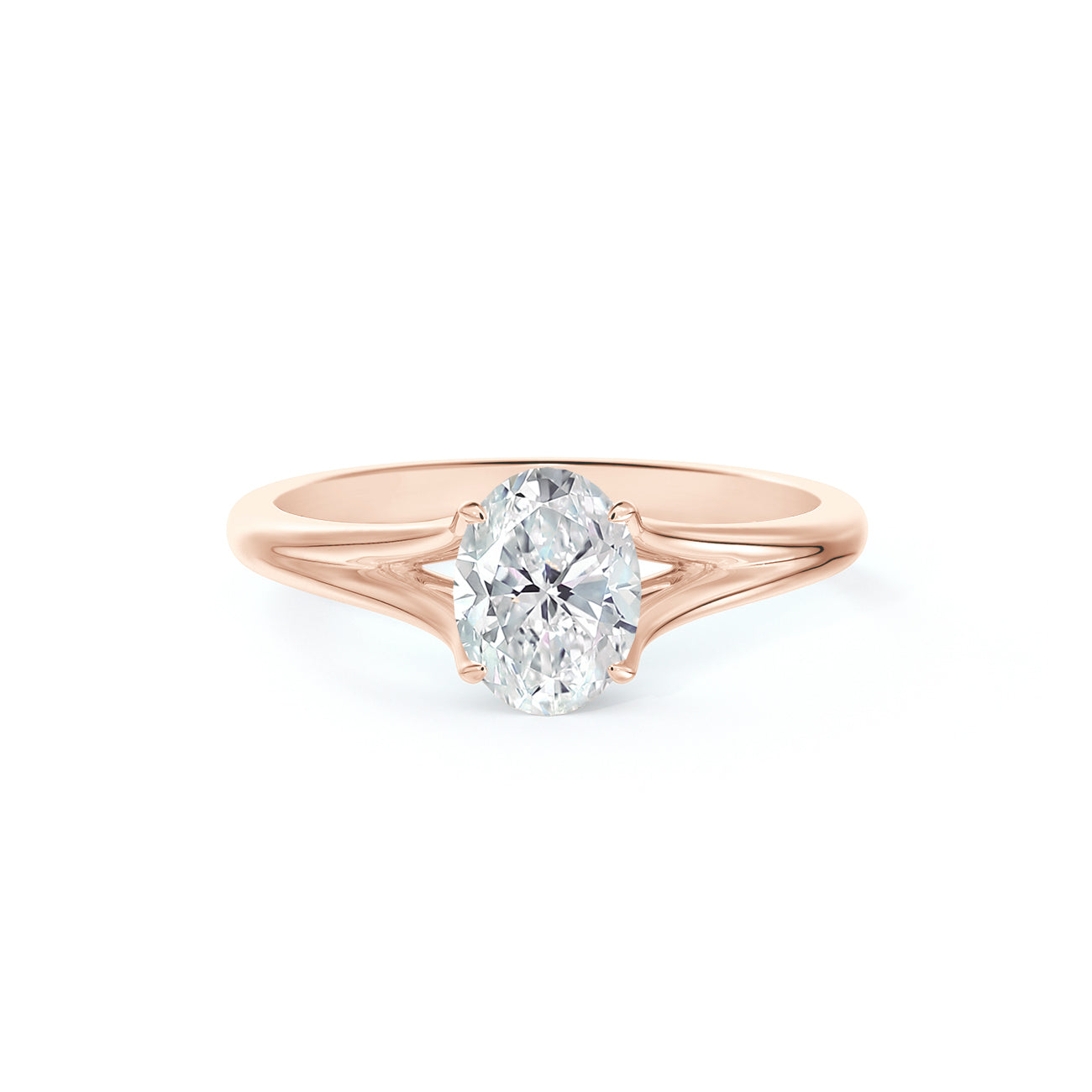 De Beers Forevermark Unity Oval Brilliant Engagement Ring