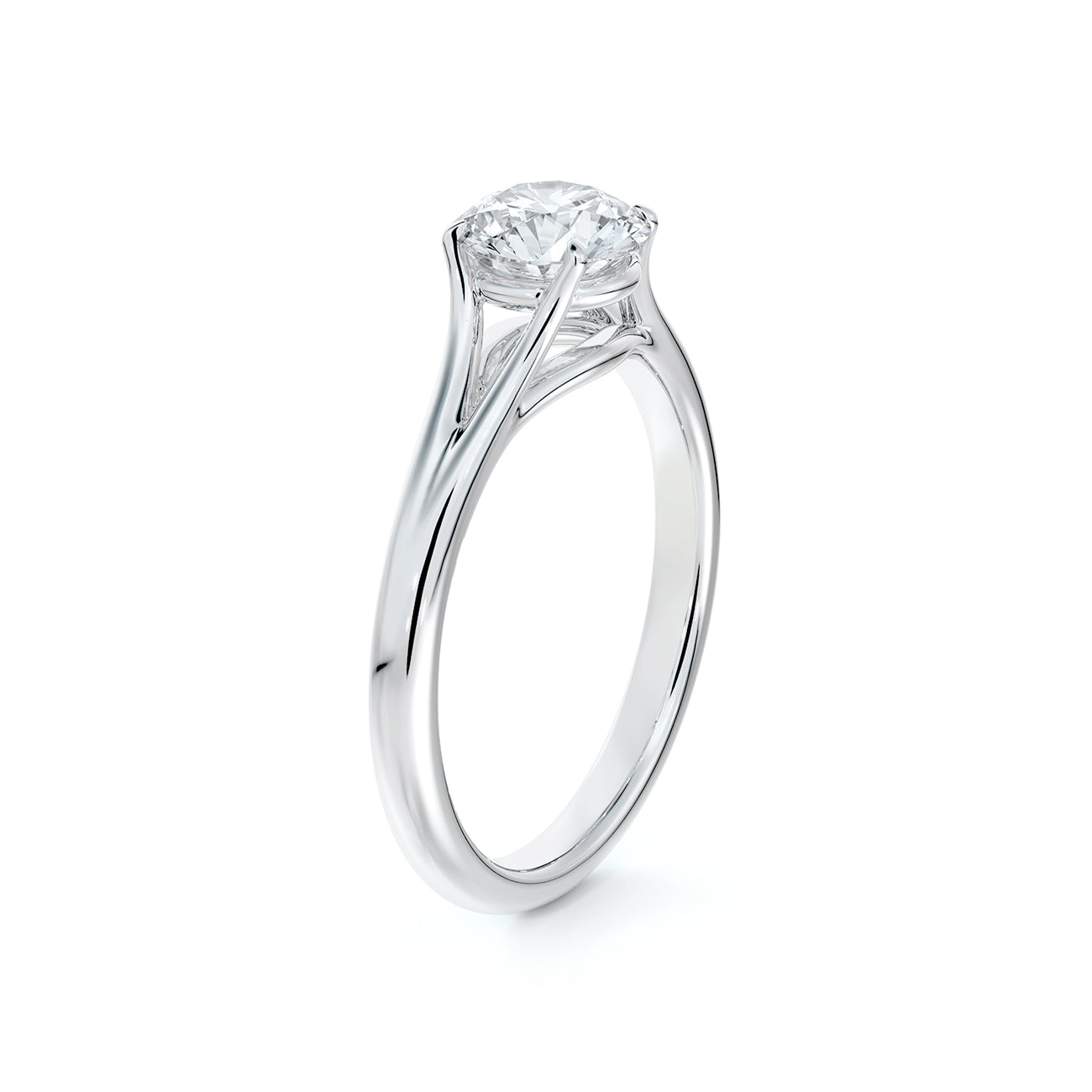 De Beers Forevermark Unity Round Brilliant Engagement Ring