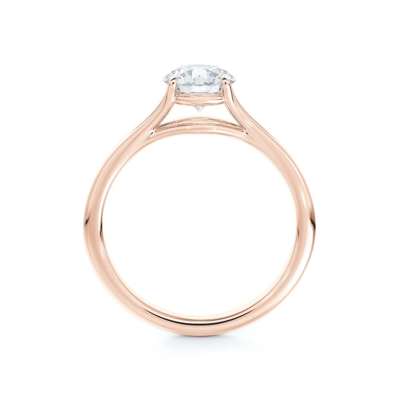 De Beers Forevermark Unity Round Brilliant Engagement Ring