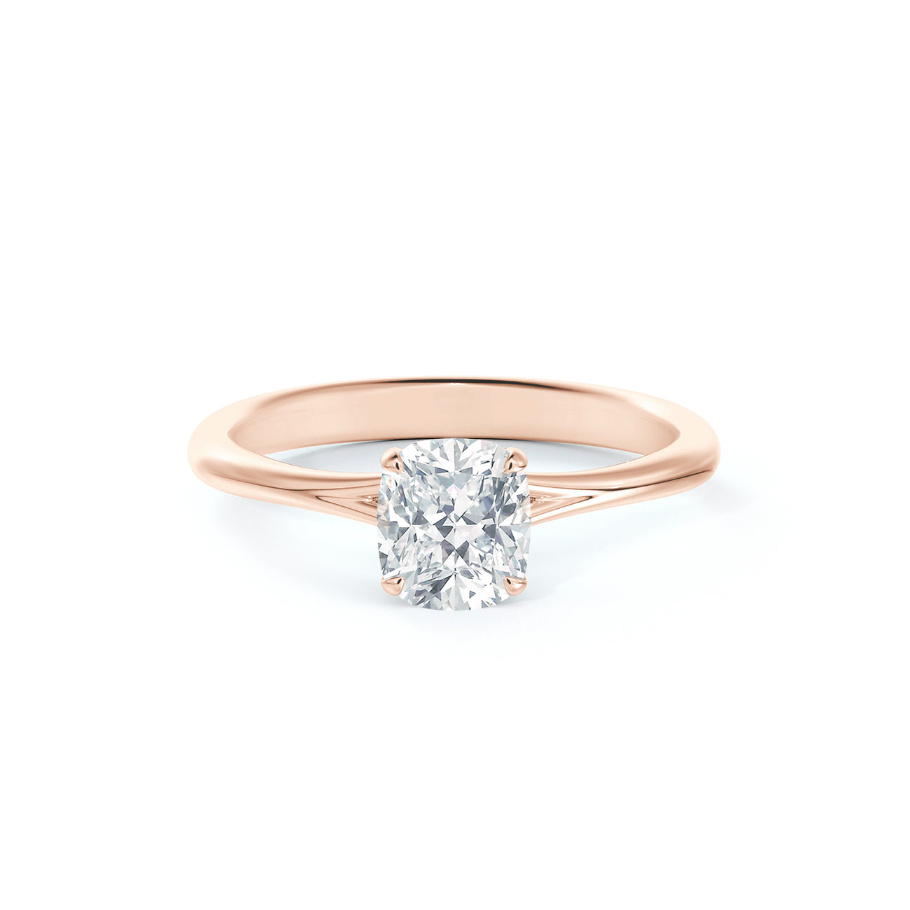 De Beers Forevermark Icon™ Cushion Brilliant Engagement Ring With Diamond Basket