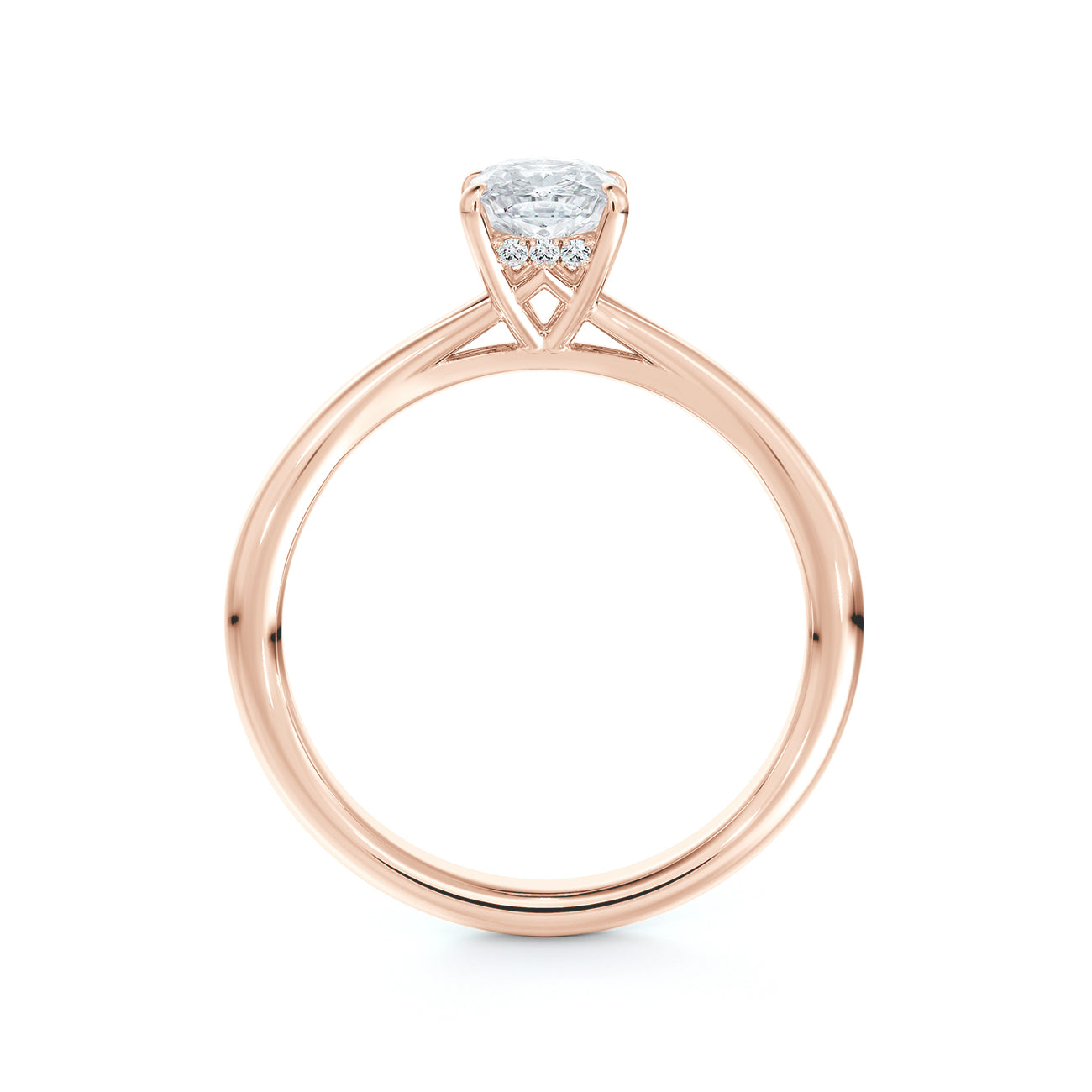 De Beers Forevermark Icon™ Cushion Brilliant Engagement Ring With Diamond Basket