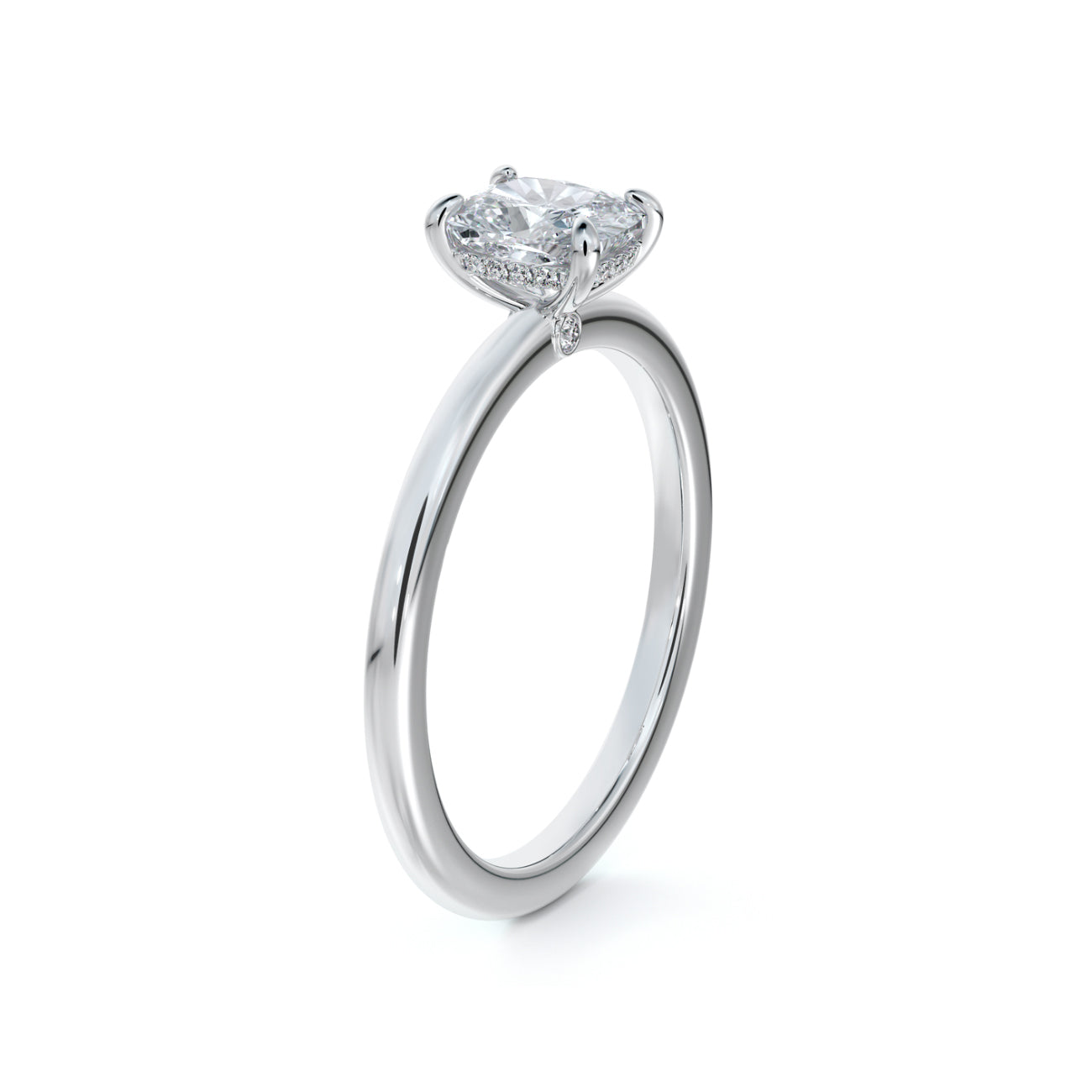 De Beers Forevermark Micaela's Solitaire Cushion Brilliant Engagement Ring