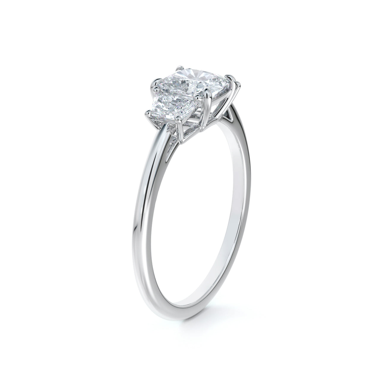 De Beers Forevermark Micaela's Three Stone Illusion Engagement Ring