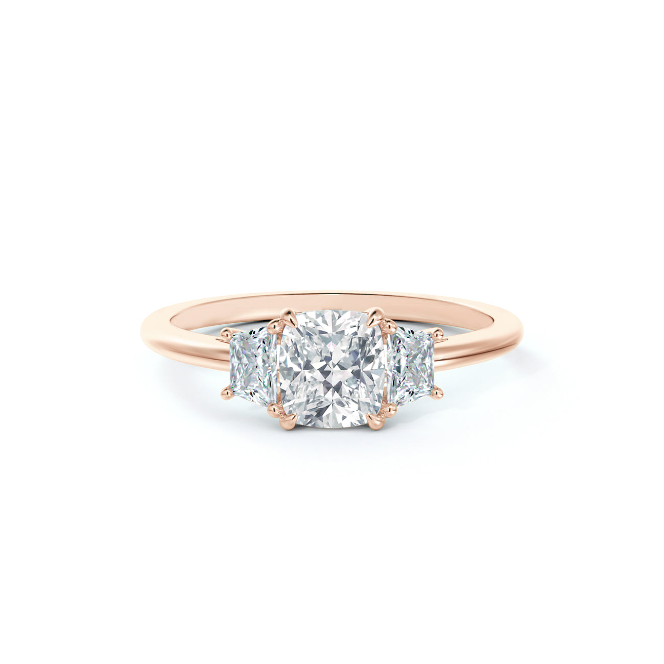 De Beers Forevermark Micaela's Three Stone Illusion Engagement Ring