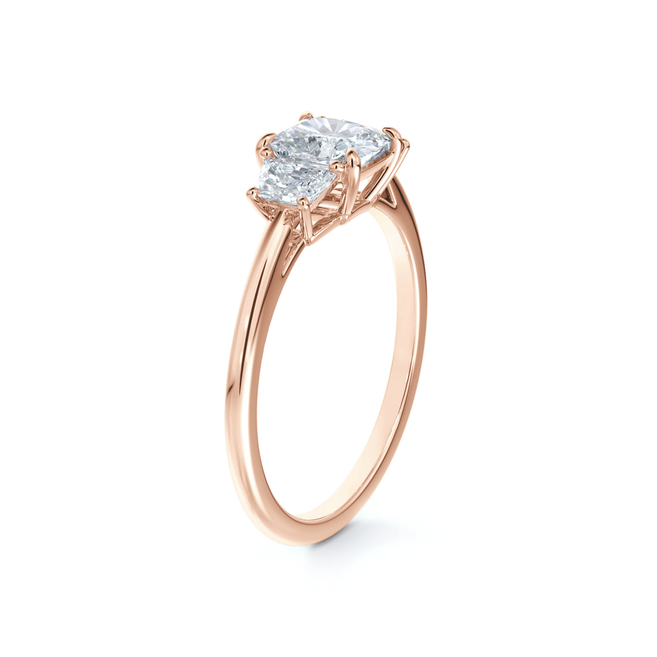 De Beers Forevermark Micaela's Three Stone Illusion Engagement Ring