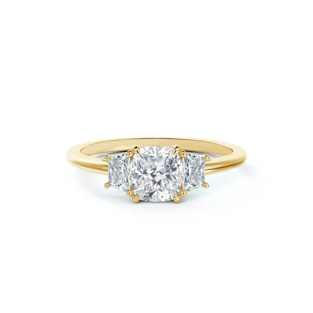 De Beers Forevermark Micaela's Three Stone Illusion Engagement Ring